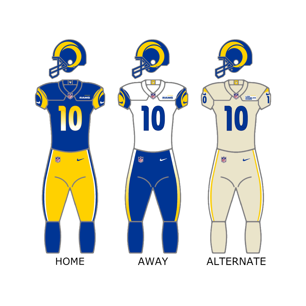 Los Angeles Rams Stickers - Macapaka-Sticker