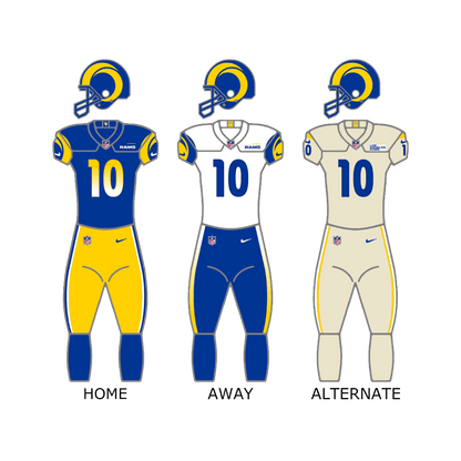 Los Angeles Rams Stickers - Macapaka-Sticker