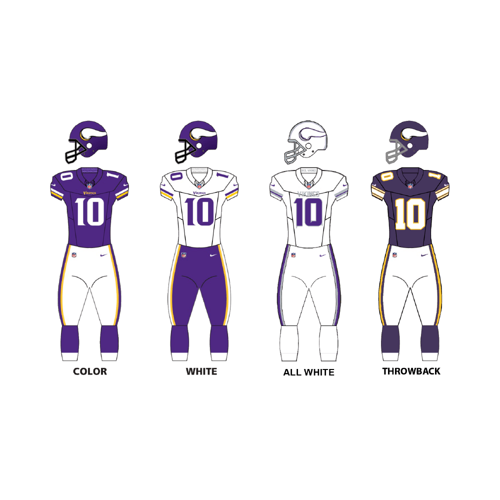 Minnesota Vikings Stickers - Macapaka-Sticker